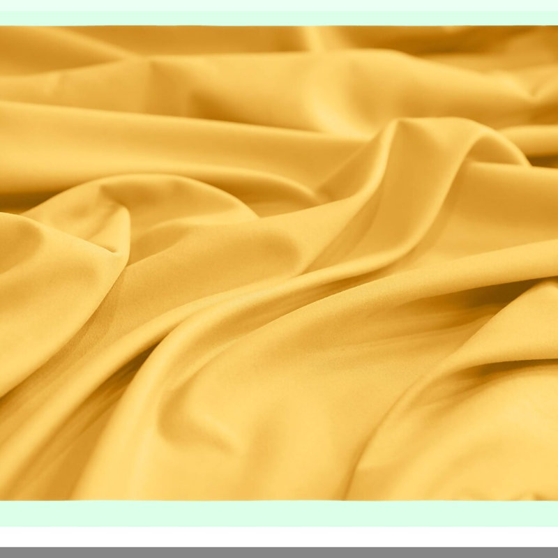 GoldenDreams Luxe Microfiber Bed Sheet Set - Ultra Soft & Lightweight Brushed Bedding for Comfortable Night's Sleep in Yellow, Size Full
