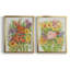 " Floral Mix I " 2 - Pieces Painting Print