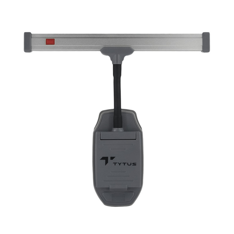 Gray Battery Operated LED Clamp Grill Light