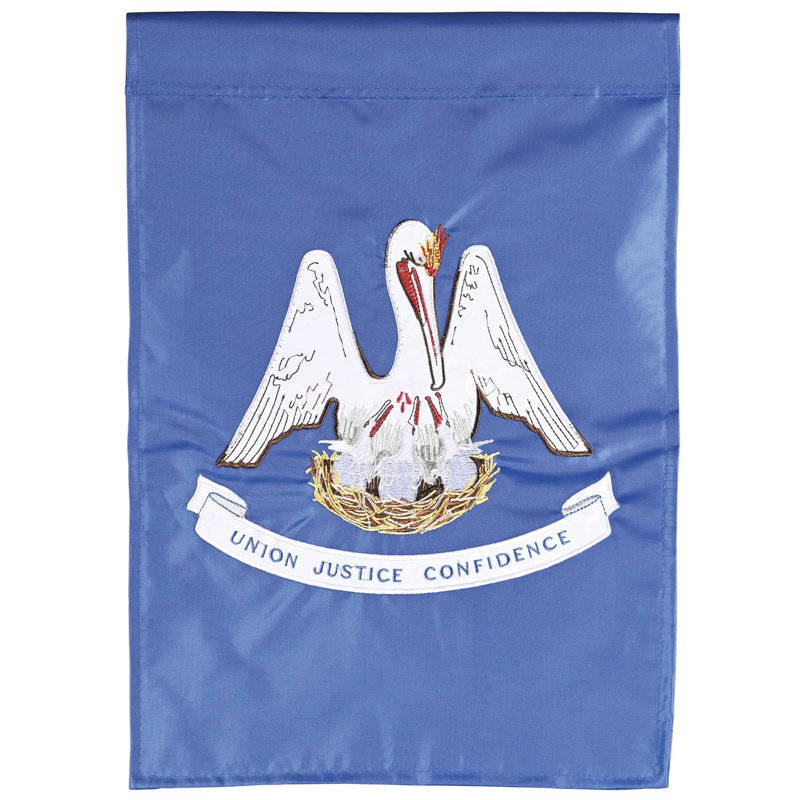 Drapeau polyester de l'État de la Louisiane, H 42 po x l 29 po