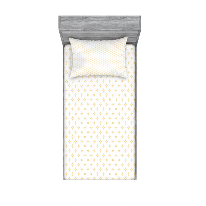 Microfiber Sheet Set, Twin Sheet Set with Fitted Sheet