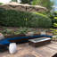 Outdoor terrace umbrella with tilting mechanism-1788687393