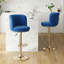 Upholstered Adjustable Height Counter Stool-1824936465