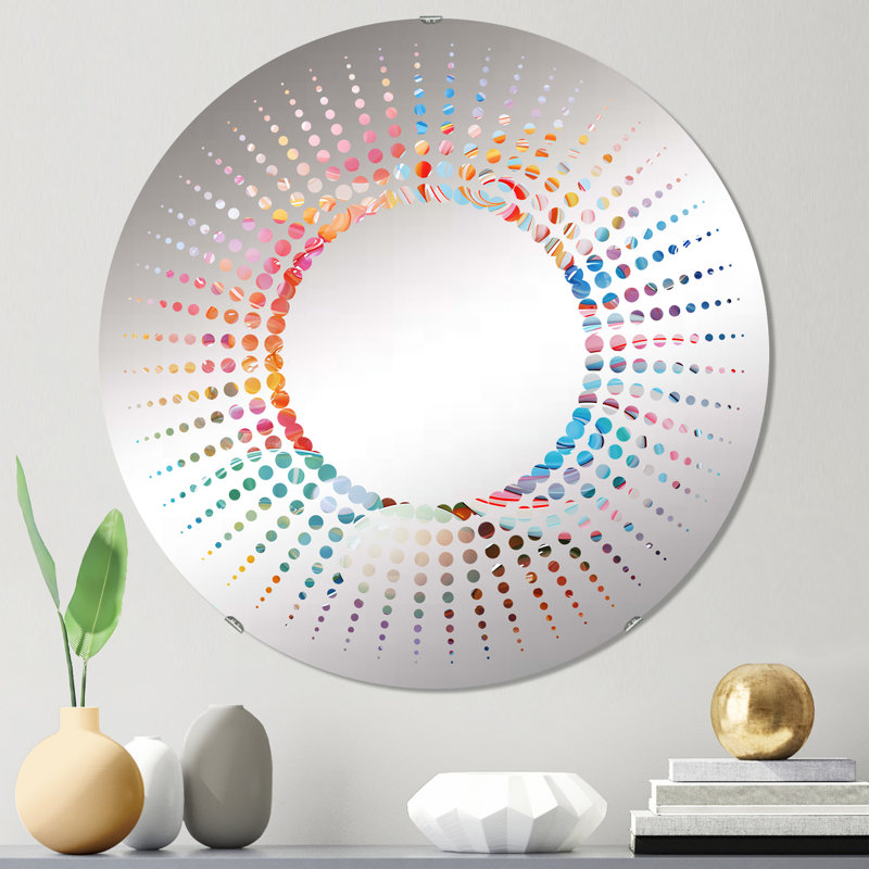 Gwynetta Circle Mirror, 23.6" x 23.6"