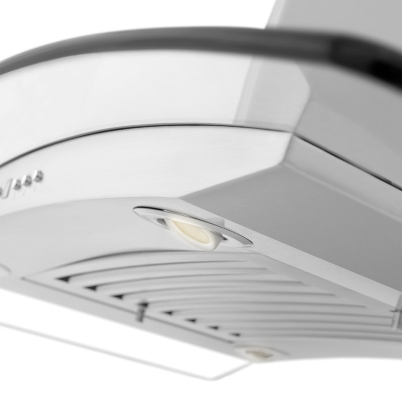 30" 400 CFM Convertible Island Range Hood in Brushed 430 Stainless Steel