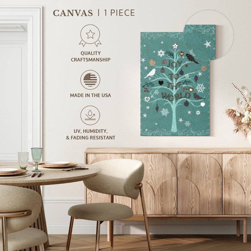 L'arbre embelli, H 36 po x l 24 po