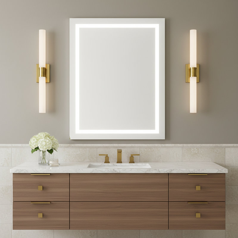 Keaton 2 - Light Vanity Light, Chrome, 60 W, 30" H x 5" W x 3.63" D