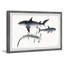 Clauson «Sharks», reproduction encadrée-10063895