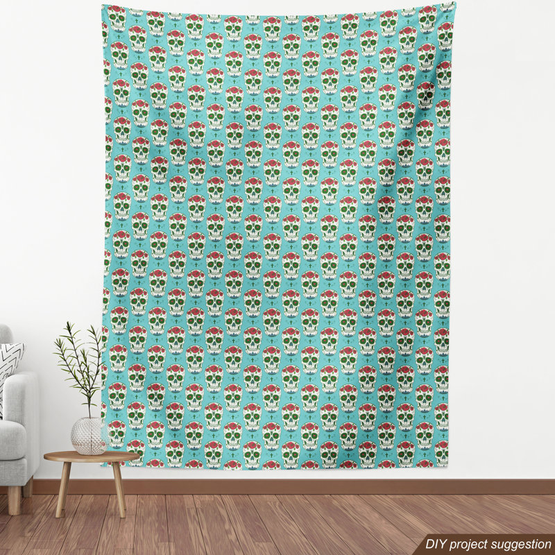 Tissu crâne, l 58 po x L 108 po