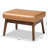 Kiger Faux Leather Ottoman