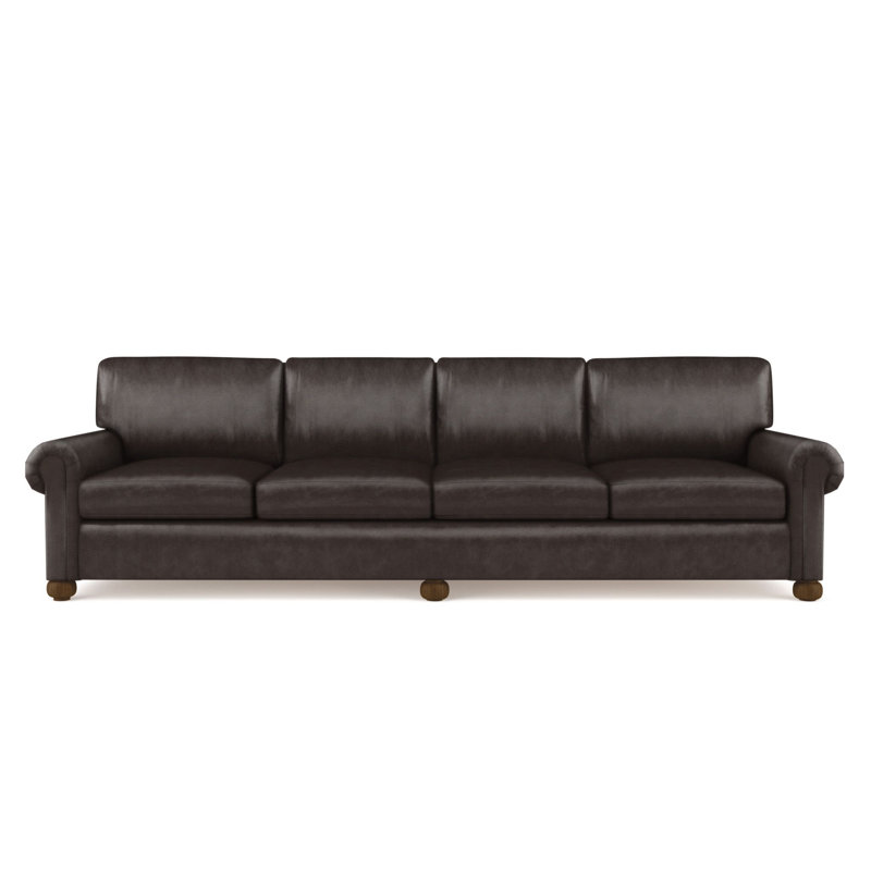 Leroy Sofa, 36" H x 120" W x 49" D, Pumice Velvet 