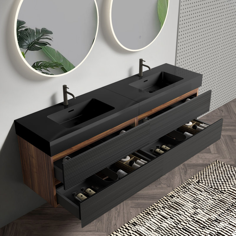Dureau Wall Mounted With Granite Top