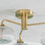Abigahil Glass Semi Flush Mount-993973861-993973860-995087982