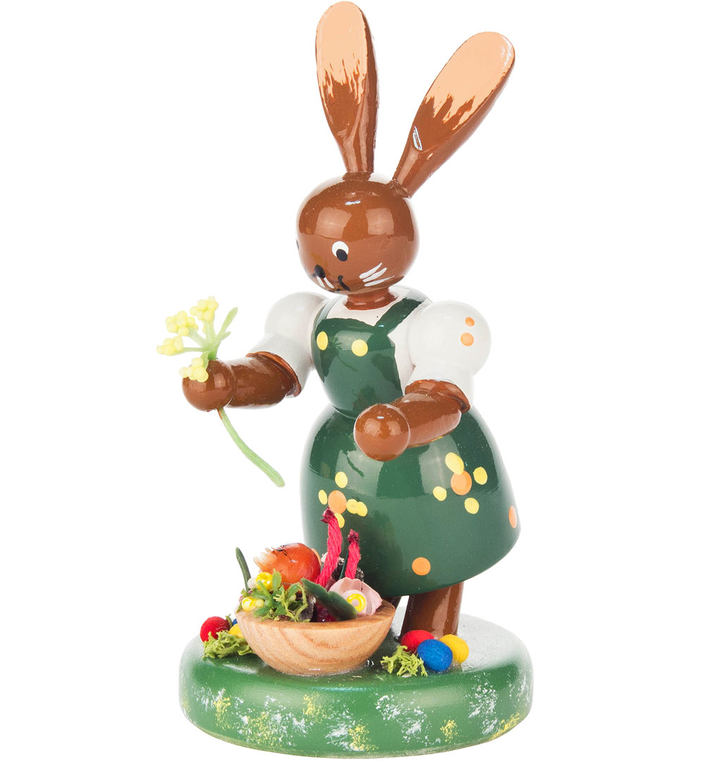 Dregeno Easter Rabbit Gardener with Bouquet of Flowers The Holiday Aisle®