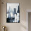 «Gray Matter Canvas», art abstrait bleu par Art Remedy-107455705-107455697