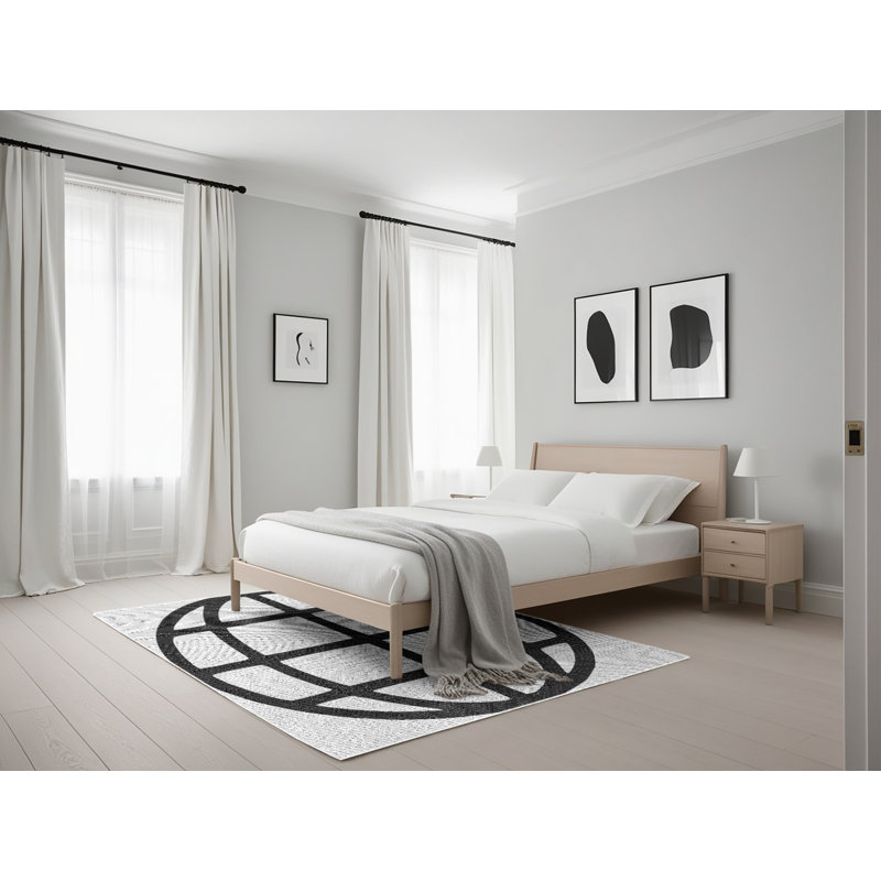 Tapis noir Zubair, Rectangle 5 pi x 7 pi