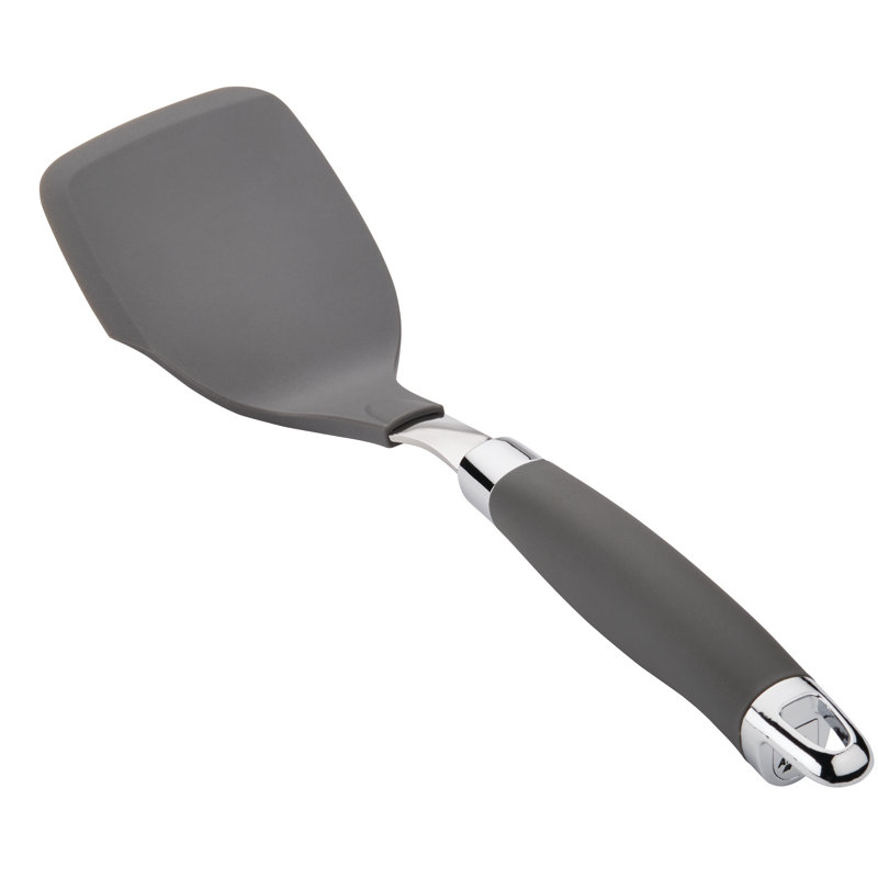 Anolon Solid Turner, Gray, 12" L x 3.8" W x 0.8" D