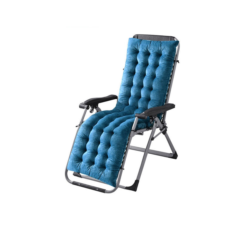 Outdoor 4'' Rocking Chair Chair Pad, Sapphire, 63"W x 20"D