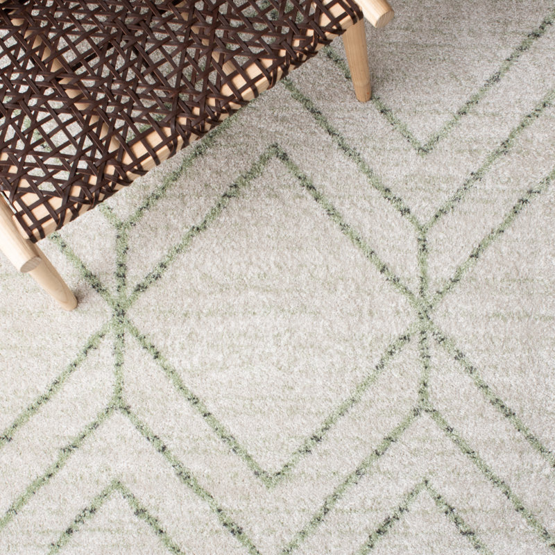 Tapis à motif géométrique Jakes Performance, Rectangle 9 pi x 12 pi
