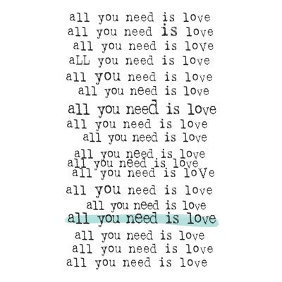 All You Need Is Highlighter Teal - Wrapped Canvas Print
