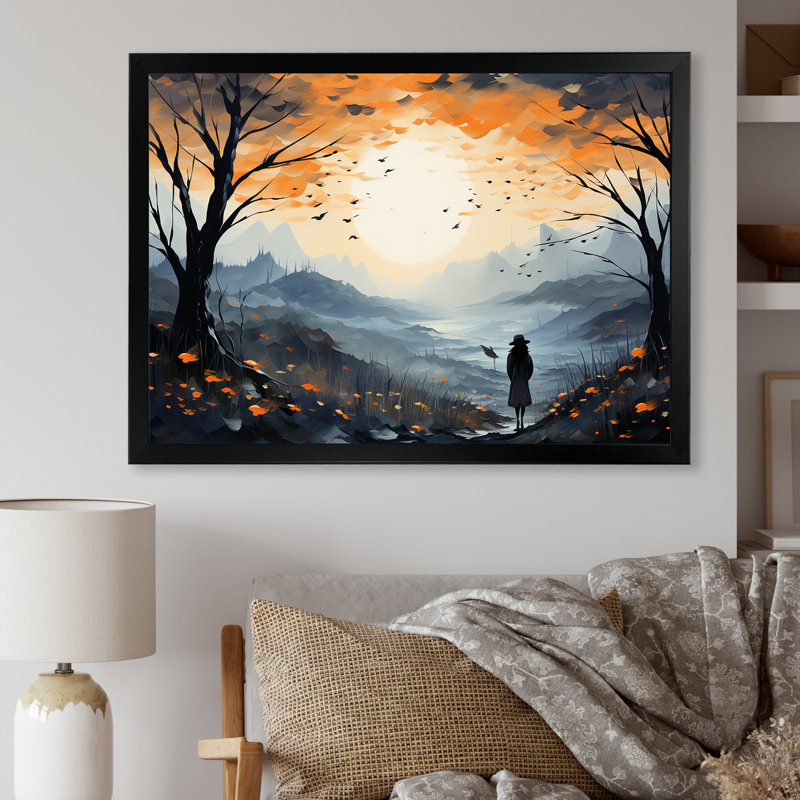 «Meadow Mystic Wilderness - Meadow», art mural sur toile, Gold Picture Framed, 12" H x 20" W