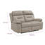 Causeuse inclinable Conia, cuir, USB, 63 po-115685987-115685986