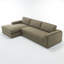 Essex 2-Piece 118" Upholstered Sectional-68934101-68934094