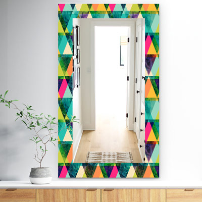 Miroir de salle de bain/meuble-lavabo triangulaire colourfields 5