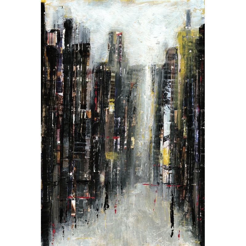Gotham II - Wrapped Canvas Print, 46cm H x 30cm W