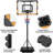 Yaheetech Height Adjustable Portable Metal Full-Size Basketball Hoop-84691522