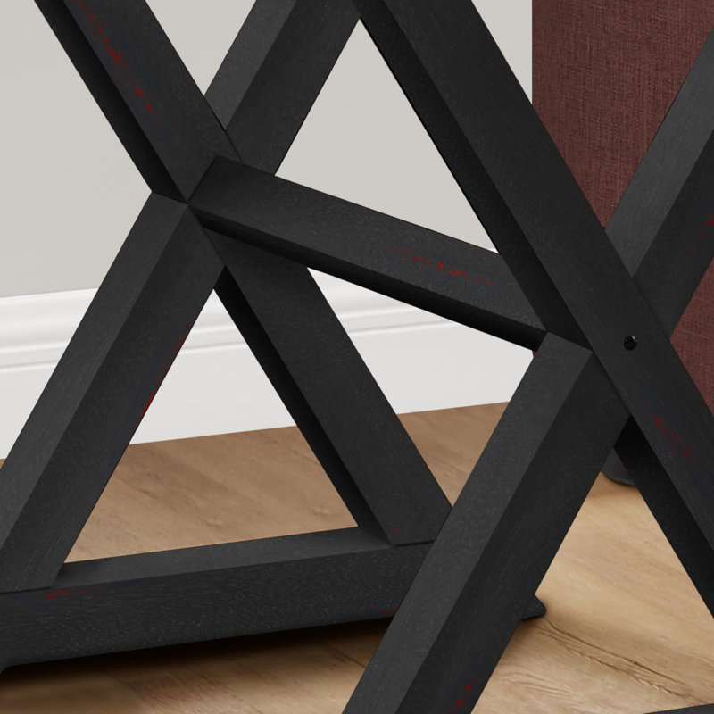 Table d'appoint, table de bout, table d'appoint, carré, table de chevet, chambre à coucher, lampe, placage noir, Noir