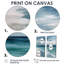 «Coastal Waves» dans des tons bleus et blancs - art mural côtier, impression sur toile 2 pièces-807754291-807754294-807754299
