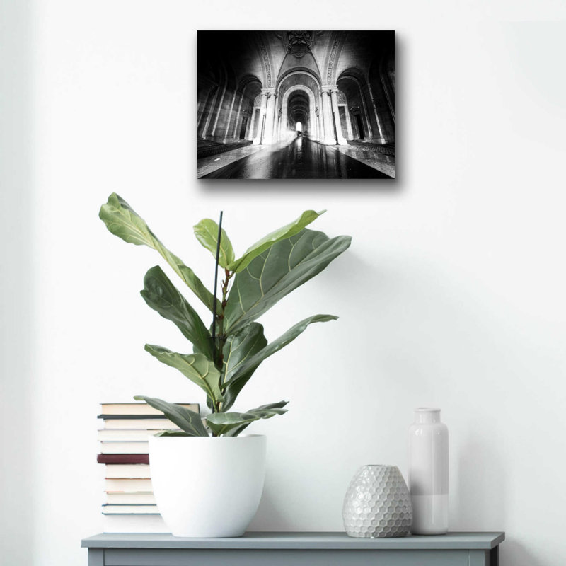 «Parisian Ghost» par Sebastien Lory, art mural en verre acrylique, H 12 po x l 16 po x P 0,13 po