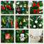 Arbre de Noël artificiel 5 pi avec lumières à DEL écoénergétiques, comprenant 109 jupes d'arbre suspendues et garde-corps-118034216