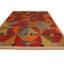 Handmade Scandinavian Style Kilim Red Brown Flat-Weave By Rug & Kilim-2106009014