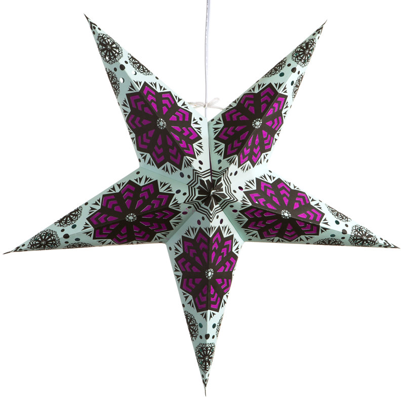 Étoile en papier flocon de neige