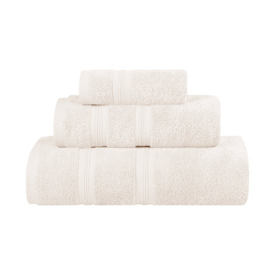 Selda 3 Piece Cotton Bath Towel Set