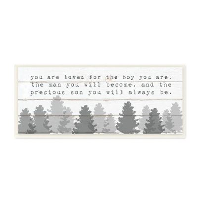 Décoration murale pour enfants «You Are Lived for the Precious Son You Are Forest» Cuthbertson