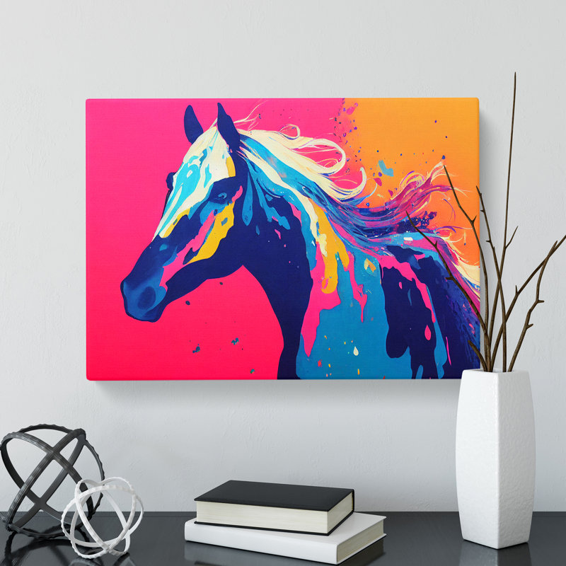 Horse Splash Vol.1 - Wrapped Canvas, 35cm H x 50cm W x 3cm D