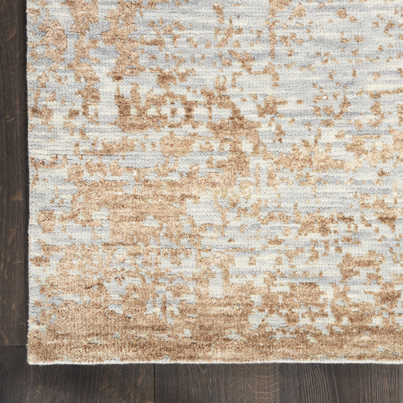 Abstract Hand Woven Area Rug, Rectangle 2' x 3'