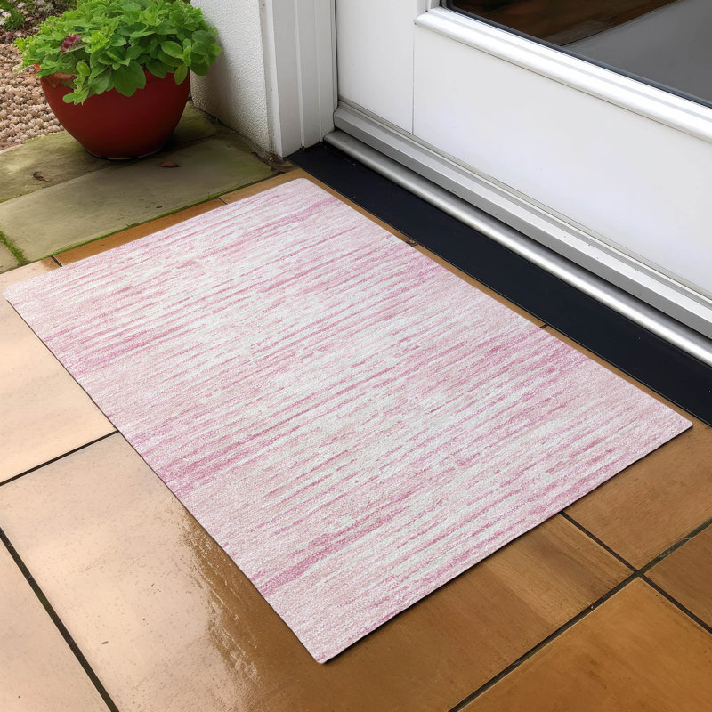 Tapis intérieur / extérieur mâle avec envers antidérapant, Rectangle 1 pi 8 po x 2 pi 6 po