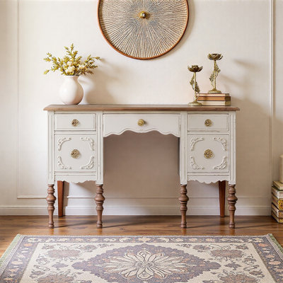 French style carved luxury desk