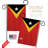 Double Sided 18.5'' H x 13'' W Polyester Flag Set