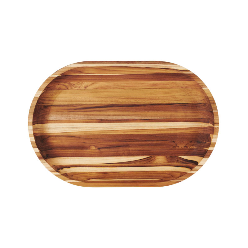 Plateau en bois de teck