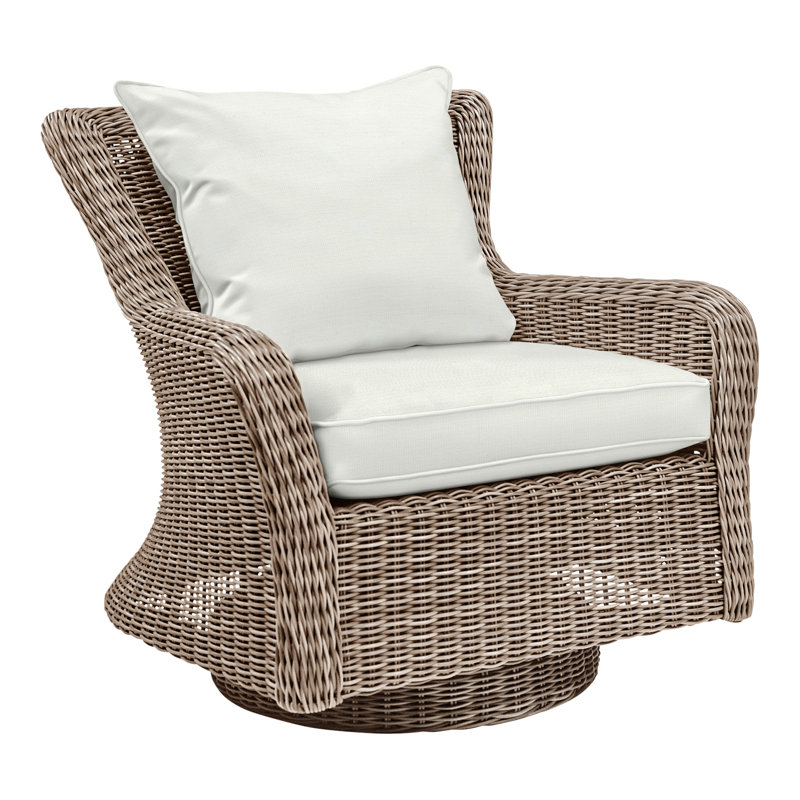 Sag Harbor Swivel Rocking Chair with Cushions , Sailcloth Salt 32018, Sag Harbor Oyster