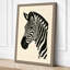 Zebra in Profile Minimalist - Wrapped Canvas-349014753-349014776