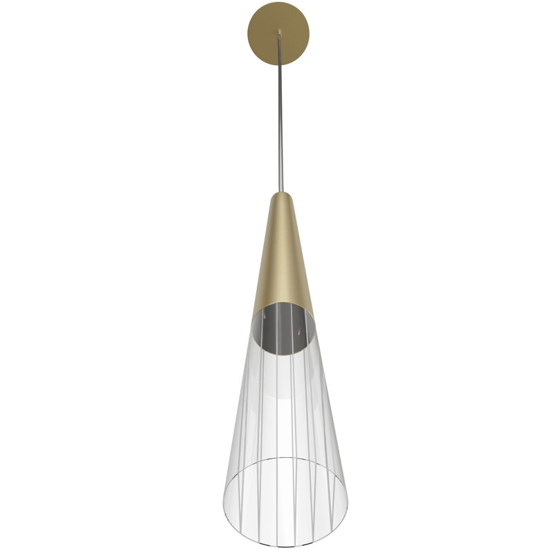 Dorcia 1 - Light Pendant, Brushed Brass