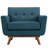 Carson Carrington Sigtuna Wooden Leg Mid-century Armchair-827474669