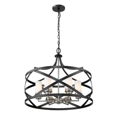 Aidan Gray 3 - Light Cream/Black Unique/Statement Pendant