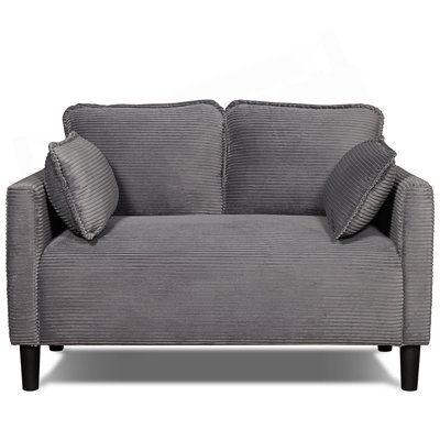 Loveseat Couch With Side Storage Pocket